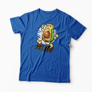 Tricou Avocado Run - Alergare Personalizat - Bărbați-Albastru Regal
